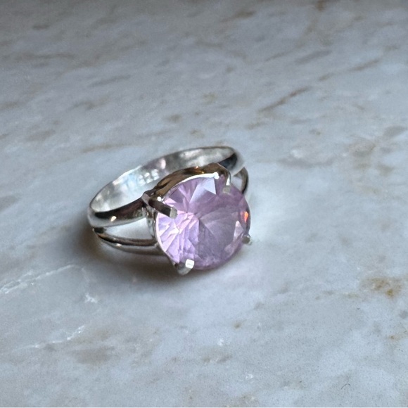 NWOT Sundance Candlelit Cloud Ring Pink Kunzite Sterling Silver